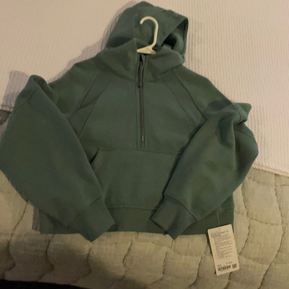 lu lu lemon scuba oversized half zip hoodie